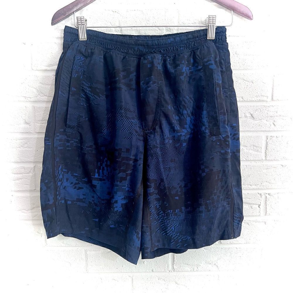Lululemon Pace Breaker Shorts 9” Tour De Force Jet Stream Black Size Medium